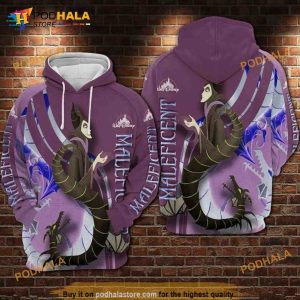 Maleficent Evil Dragon All Over Print 3D Hoodie