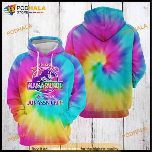 Mamasaurus Tie Dye 3D Hoodie