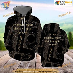 Marauder’s Map All Over Printed 3D Hoodie Sweatshirt