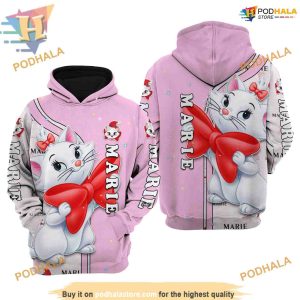 Marie Cat Disney 3D Hoodie