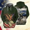 Memorial Day Veterans American Flag Eagle Veterans Are My Brother 3D Hoodie