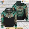 Mexico Aztec Quetzalcoatl Skull All Over Printed 3D Hoodie Sweatshirt