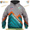 Miami Dolphins Long 3D Hoodie