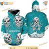 Miami Dolphins NFL Hoodie 3D Skull