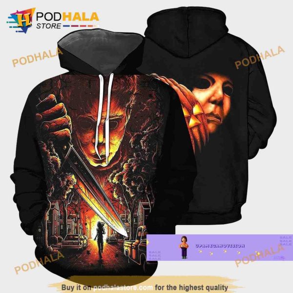 Michael Myers 3D Hoodie Sweatshirt