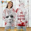 Michael Myers Face 3D Hoodie For Men Women