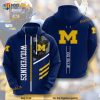 Michigan Wolverines All Over Print 3D Hoodie