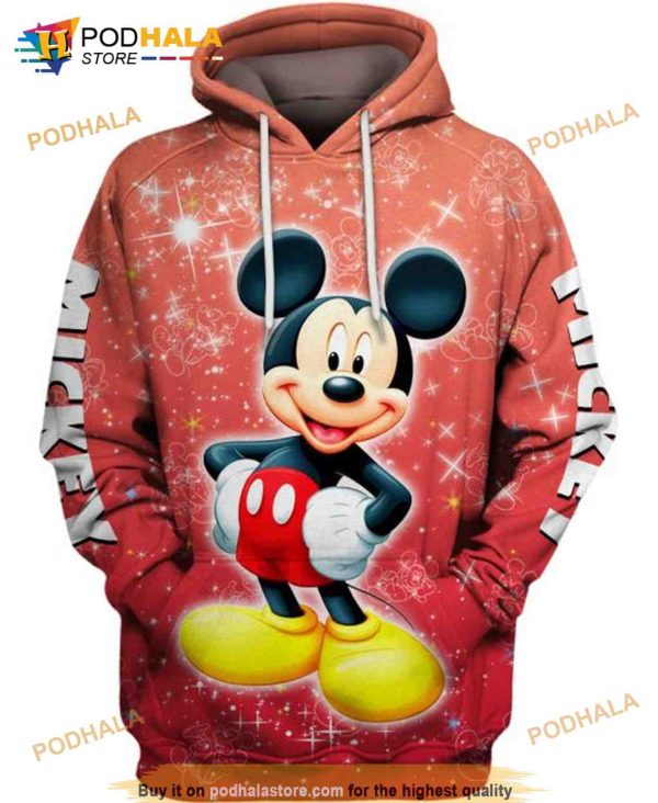 Mickey 3D Hoodie Sweatshirt