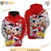 Mickey And Minnie Christmas Disney 3D Hoodie