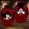 Mickey And Minnie Mouse Brick Wall Style 3D Hoodie Sweatshirt