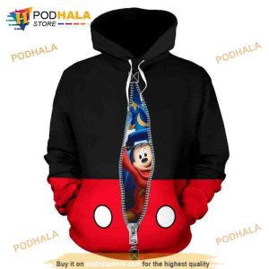 Mickey Fantasia Disney 3D Hoodie All Over Printed