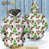 Mickey Minnie Christmas Tree Cute Pattern 3D Hoodie Sweatshirt