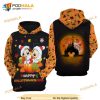 Mickey & Minnie Happy Hallothankmas Halloween Thanksgiving 3D Hoodie