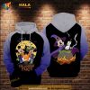 Mickey Minnie Wizard Halloween Theme Over Print 3D Hoodie Sweatshirt