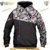 Military Style Houston Texans 3D Hoodie Long Sleeve Sweatshirt