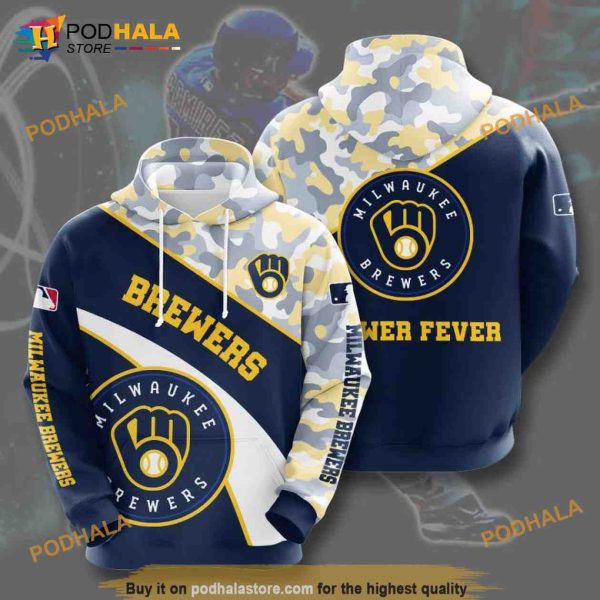 Milwaukee Brewers 3D Hoodie