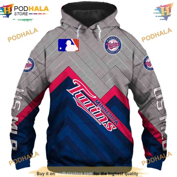 Minnesota Twins 3D Hoodie