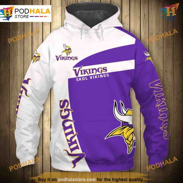 Minnesota Vikings Cheap 3D Sweatshirt