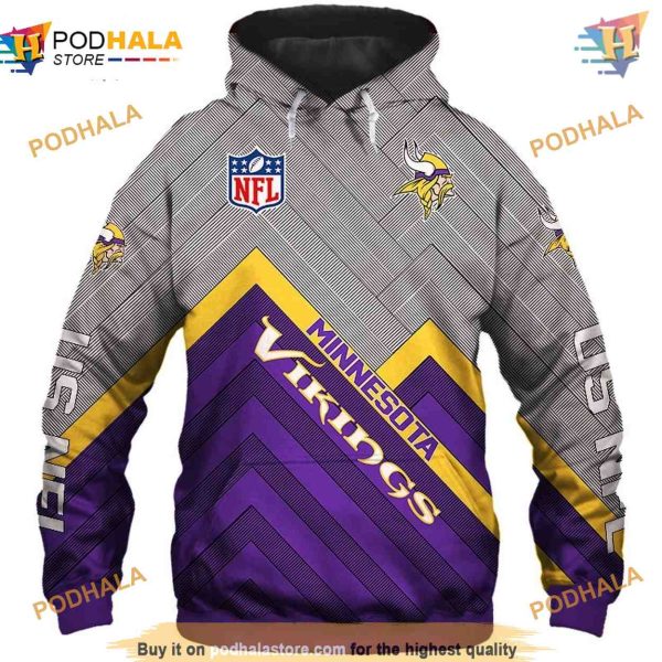 Minnesota Vikings NFL Hoodie 3D