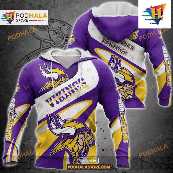 Minnesota Vikings NFL Luxury Style For Sports Fans Shirt NFL Hoodie 3D