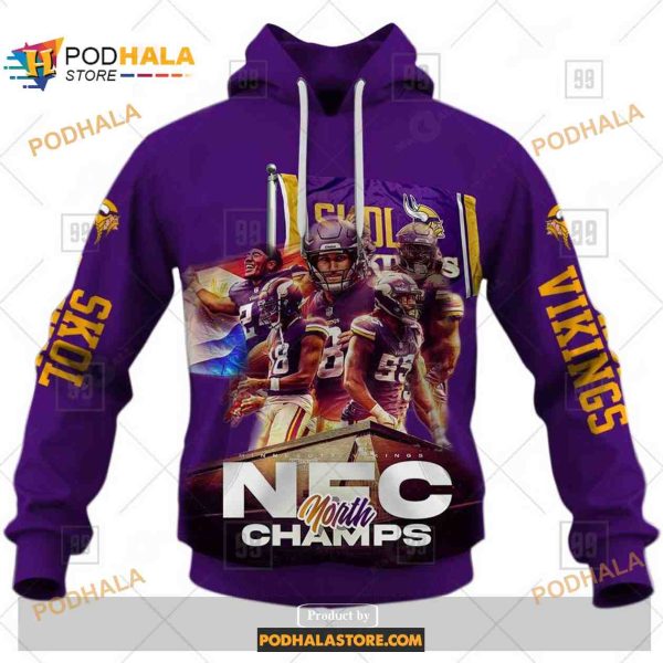 Minnesota Vikings North Champs Shirt NFL Hoodie 3D