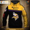 Minnesota Vikings Skull NFL Hoodie 3D