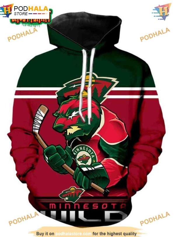 Minnesota Wild 3D Hoodie