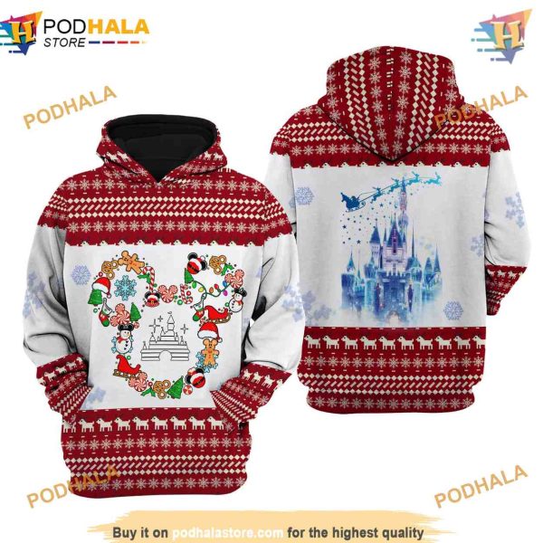 Minnie Mouse Christmas Disney 3D Hoodie