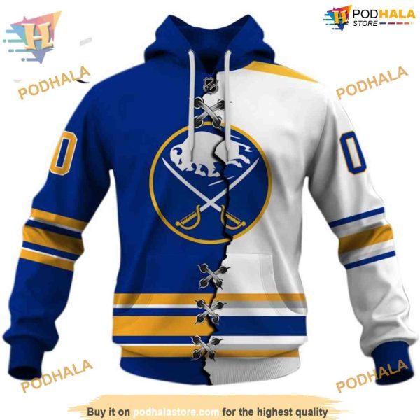 Mix Jersey 2023 Style Personalized NHL Buffalo Sabres 3D Hoodie Trendy