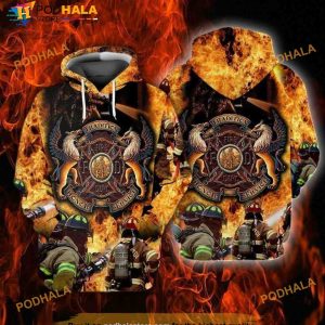 Momerial Day Firefighter Tradition Honor Service 3D Hoodie