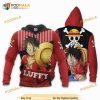 Monkey D Luffy One Piece Anime Manga 3D Hoodie