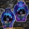 Moon Child Wolf 3D Funny Christmas Hoodie