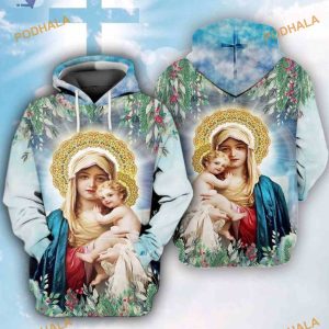 Mother Of God All Over Printed 3D Hoodie Sweatshirt