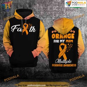 Multiple Sclerosis Awareness All Over Printed 3D Hoodie Sweatshirt