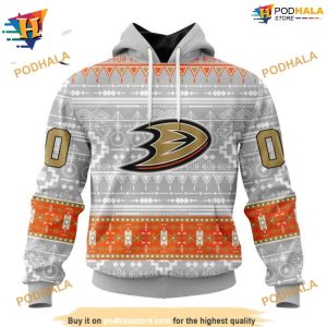 NEW Customized NHL Native Design Special Anaheim Ducks Hoodie 3D