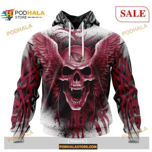 NFL Arizona Cardinals Special Kits With Skull Art Shirt NFL Hoodie 3D