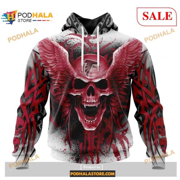 NFL Atlanta Falcons Special Kits With Skull Art Shirt NFL Hoodie 3D