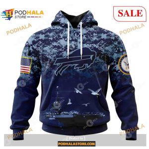 NFL Buffalo Bills Honor US Navy Veterans Shirt NFL Hoodie 3D