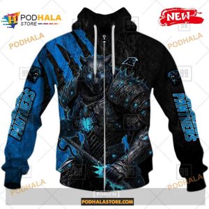 NFL Carolina Panthers Warrior Special Super Hero Design Shirt NFL Hoodie 3D