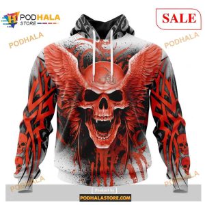 NFL Cleveland Browns Special Kits With Skull Art Shirt NFL Hoodie 3D