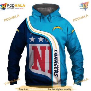 NFL Fans’ Los Angeles Chargers 3D Hoodie