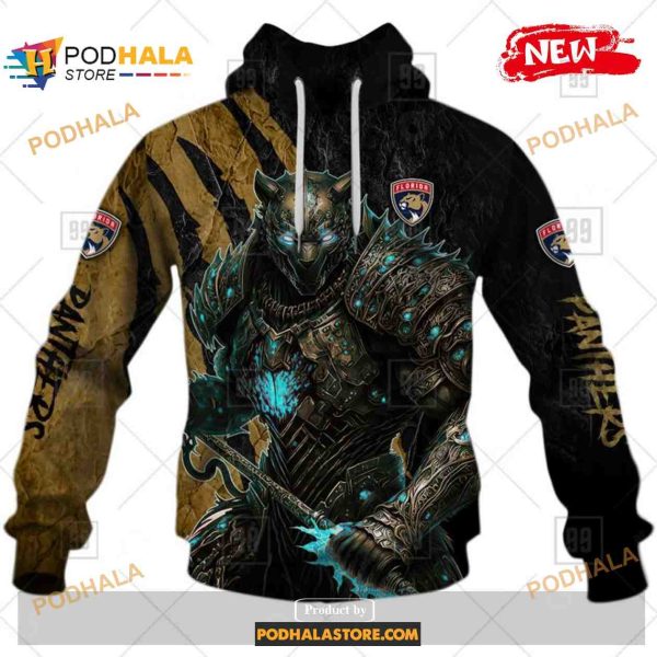 NFL Florida Panthers Warrior Special Super Hero Design Shirt NFL Hoodie 3D