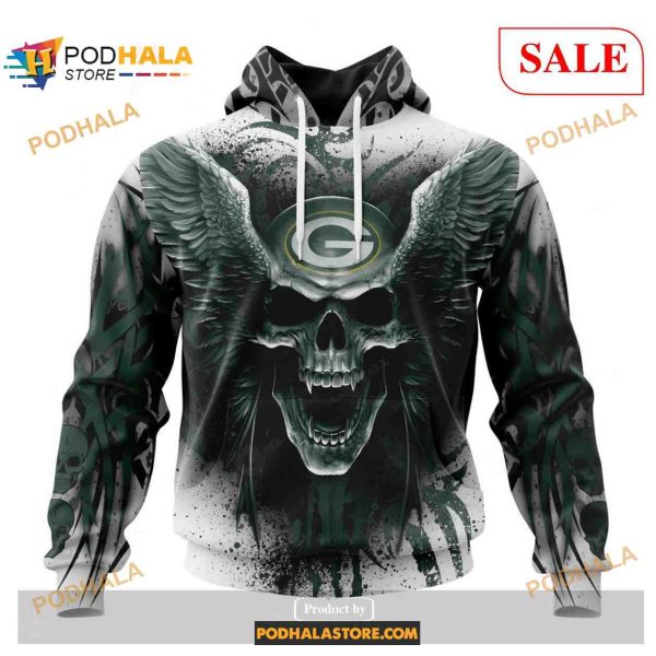 NFL Green Bay Packers Special Kits With Skull Art Shirt NFL Hoodie 3D