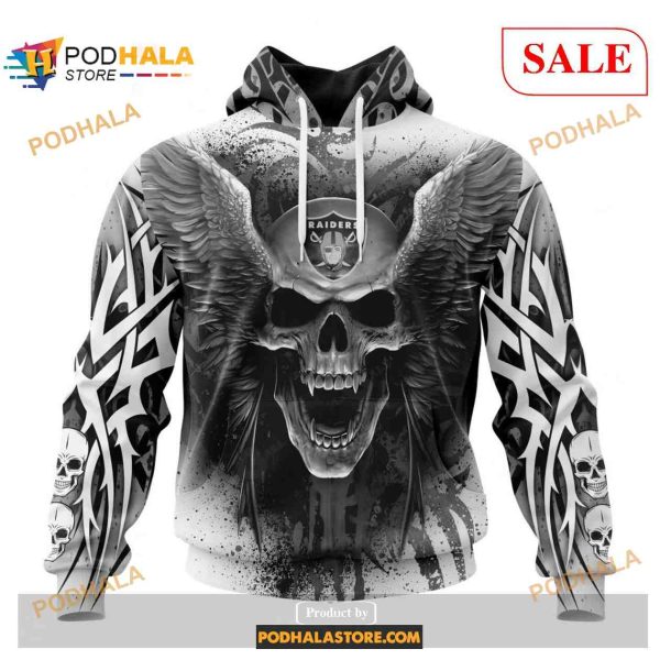 NFL Las Vegas Raiders Special Kits With Skull Art Shirt NFL Hoodie 3D