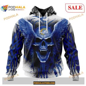 NFL Los Angeles Rams Special Kits With Skull Art Shirt NFL Hoodie 3D