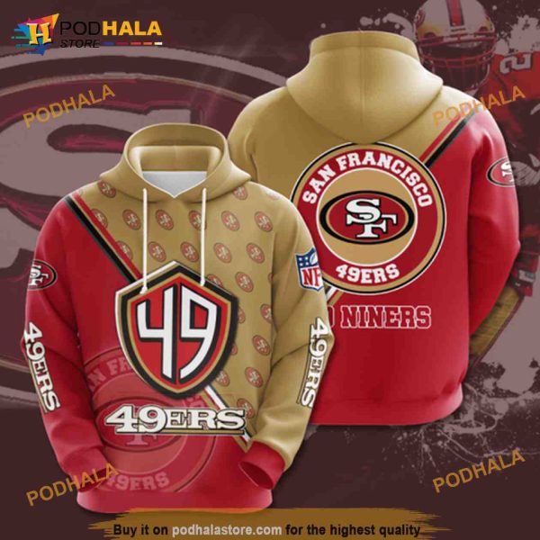 NFL San Francisco 49ers 3D Hoodie