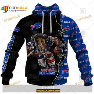 NFL Warrior Buffalo Bills Shirt NFL Hoodie 3D