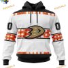 NHL Autism Awareness Custom Name & Number Anaheim Ducks Hoodie 3D