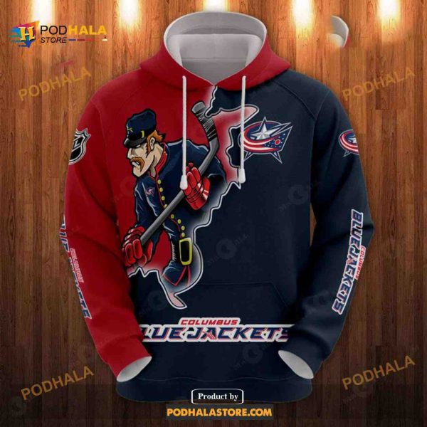 NHL Columbus Blue Jackets Shirt Sweatshirt Hoodie 3D