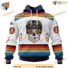 NHL Dia De Los Muertos Special Design Anaheim Ducks Merch Hoodie 3D